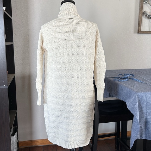 Vintage Women’s Size S Guess Off White Oversized Knit Cardigan Sweater - Picture 2 of 8